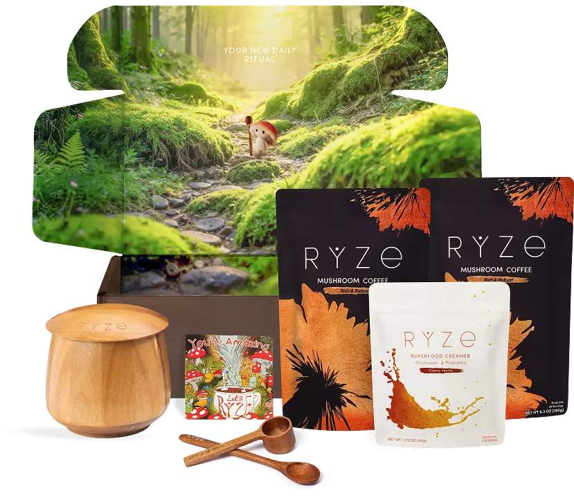 RYZE RYZE Ritual Set Dark Roast (90 Day Plan)
