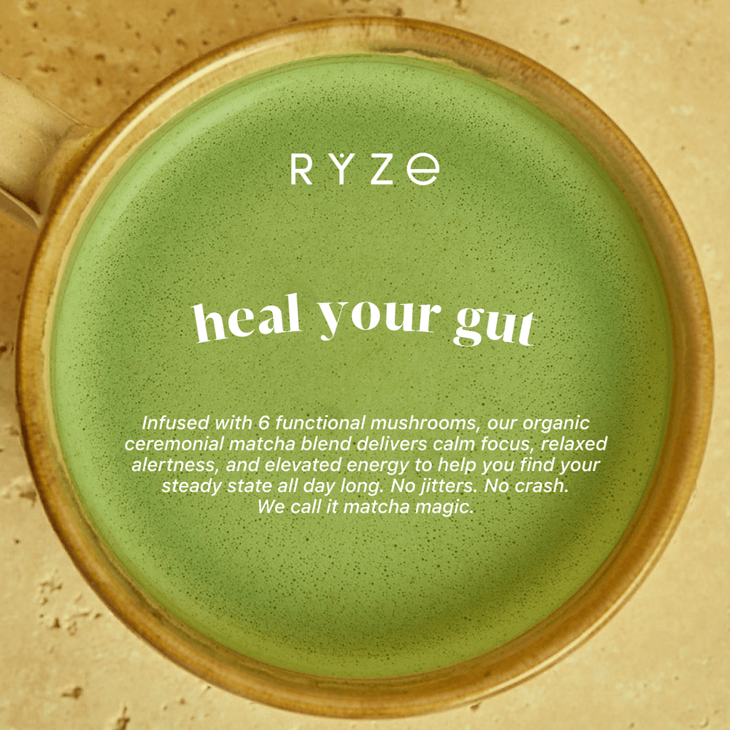 RYZE RYZE Organic Mushroom Matcha Starter Kit (60 servings)
